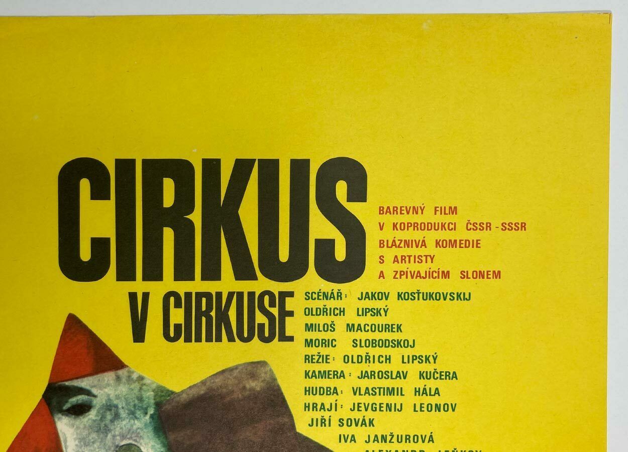 Movie Poster, Circus In The Circus, Karel Vaca, 1975 photo Art