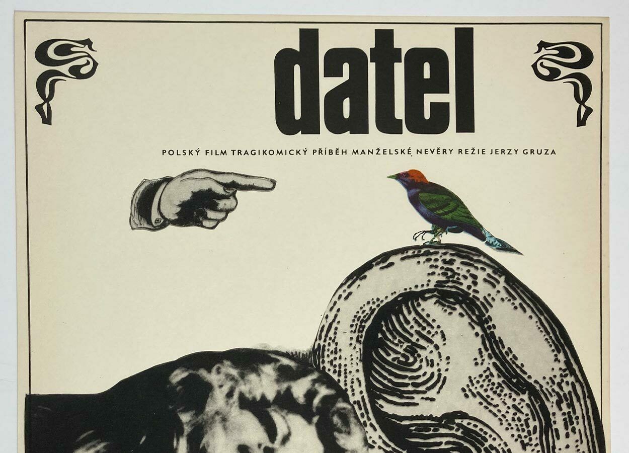 272.0 Movie Poster, The Woodpecker, Karel Teissig, 1970 photo