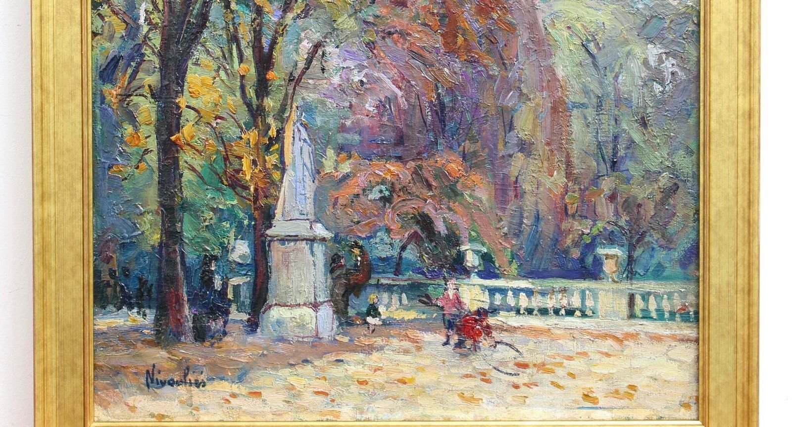 'The Garden Of Luxembourg' By Marie De Nivouliès De Pierrefort (Circa 1910) photo vinterior