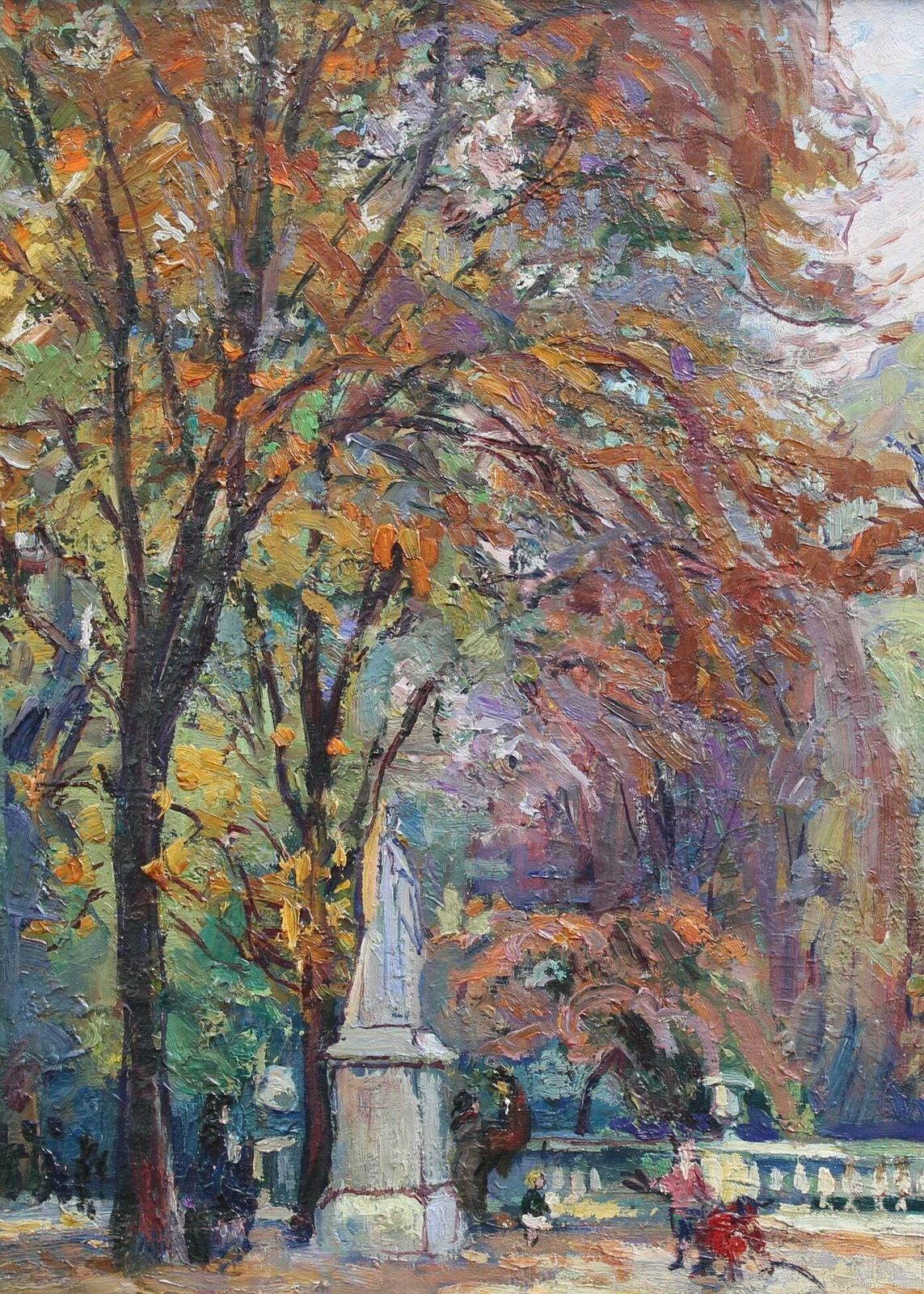 'The Garden Of Luxembourg' By Marie De Nivouliès De Pierrefort (Circa 1910) photo buy