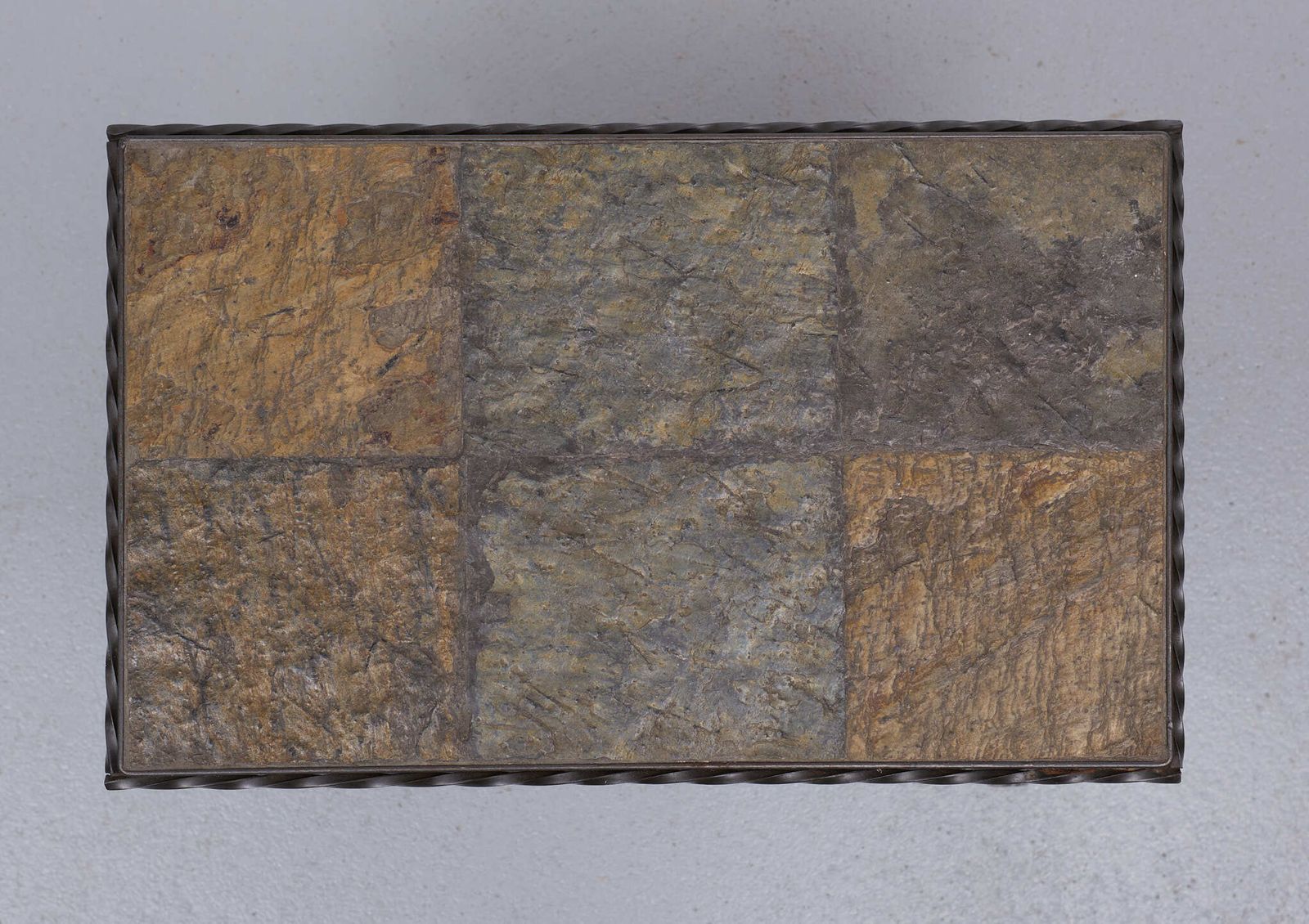 Slate Stone Brutalist Nesting Tables, 1970s, France photo buy