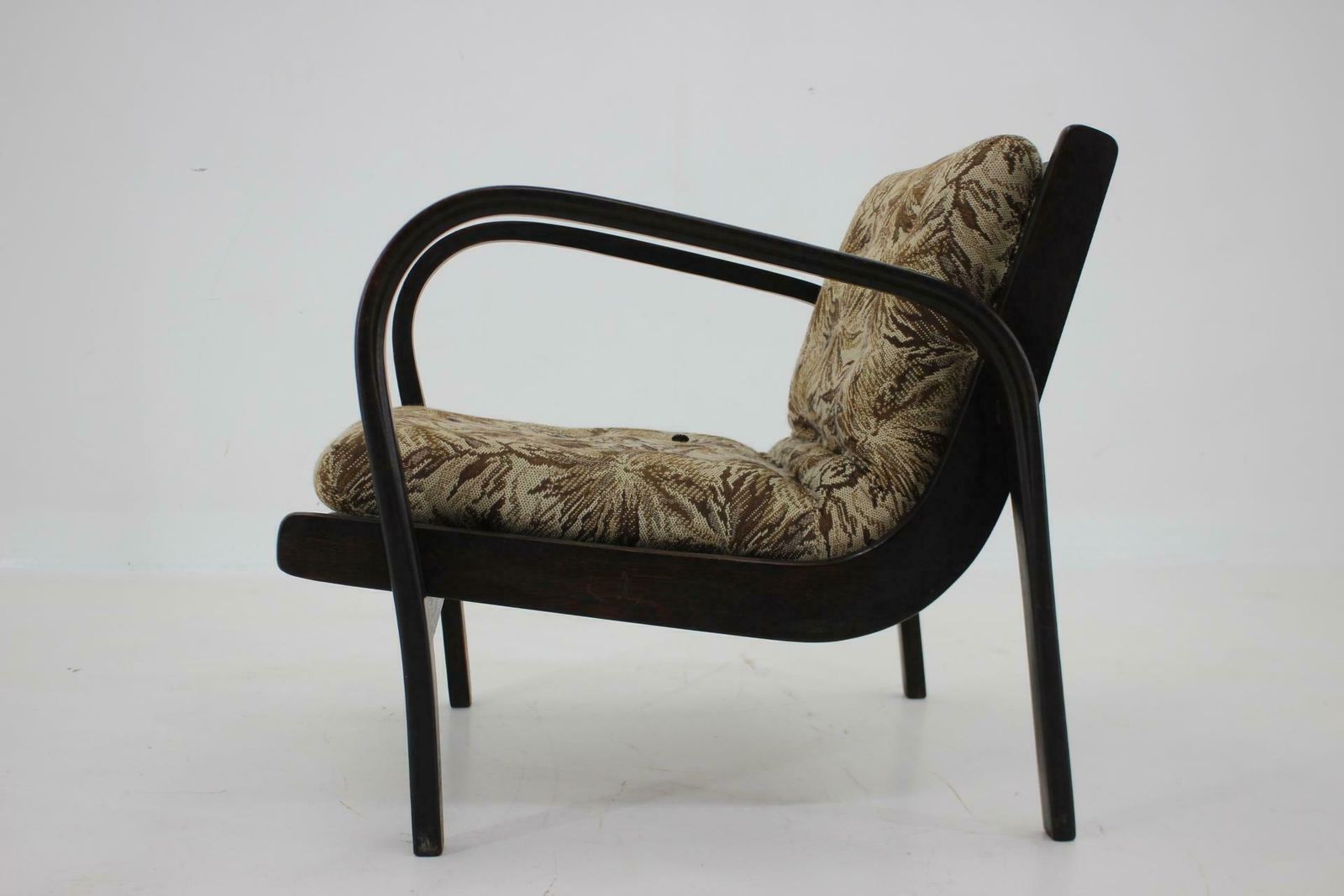 1960s Karel Koželka & Antonín Kropáček Bentwood Armchair photo vintage