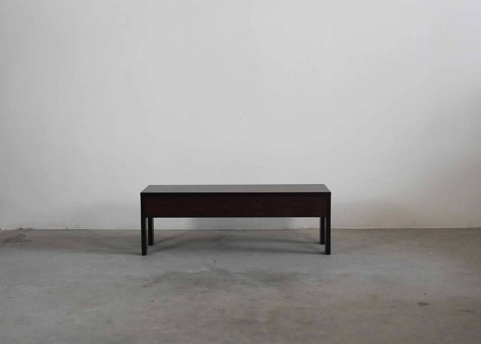 Ettore Sottsass Rectangular Coffee Table In Wood By Poltronova 1960s Italy