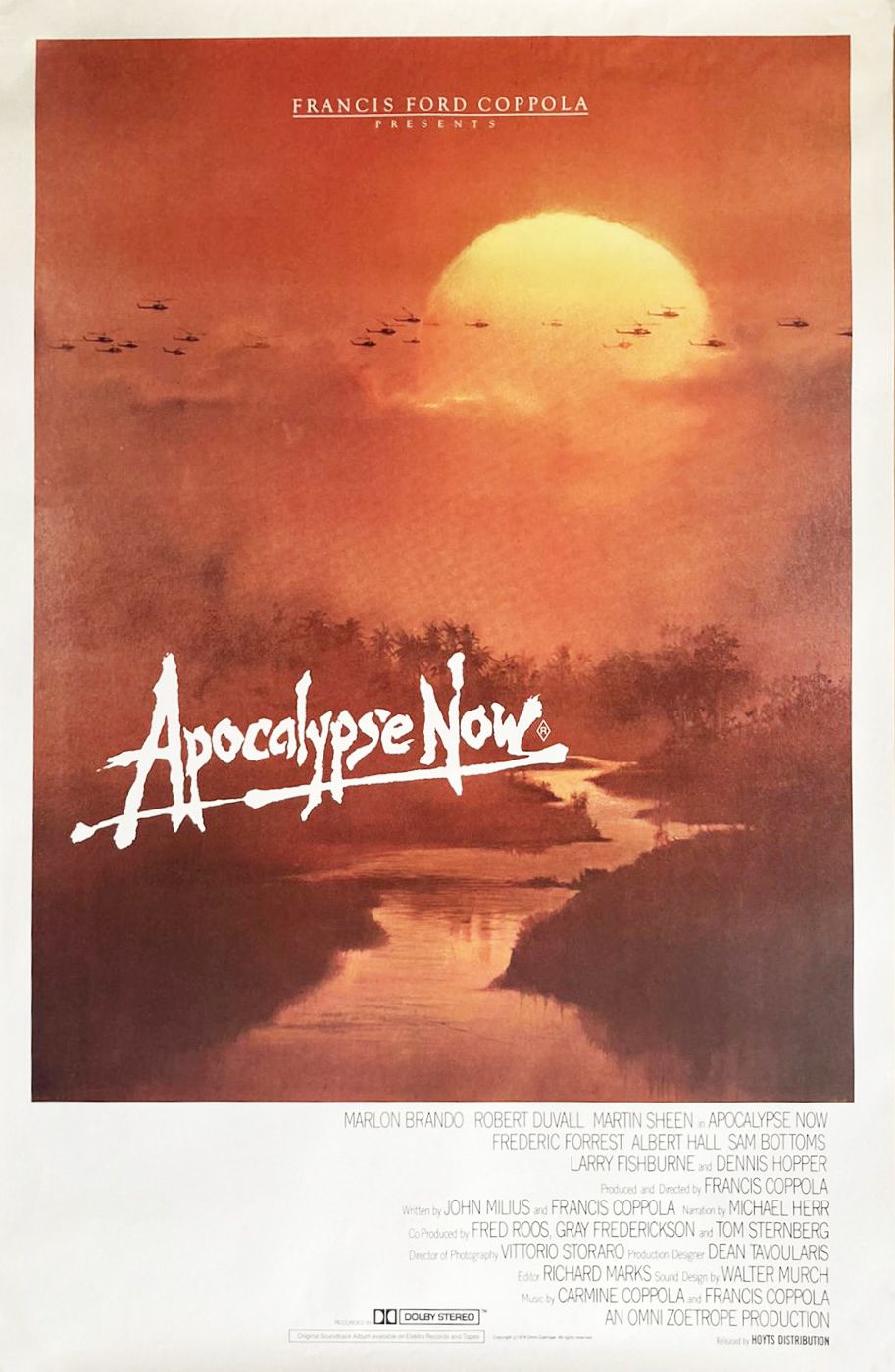 Apocalypse Now Vintage Poster Framed In White photo furniture
