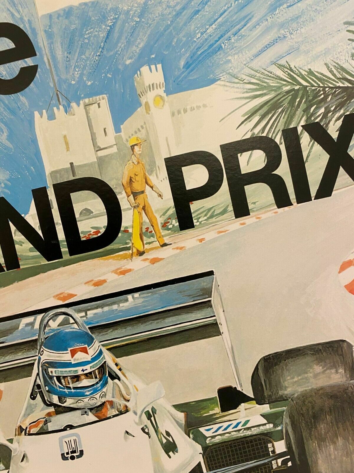 445.0 Pierre Berenguier, 1984   Monaco 84   Advertising Offset Poster Linen Backed photo