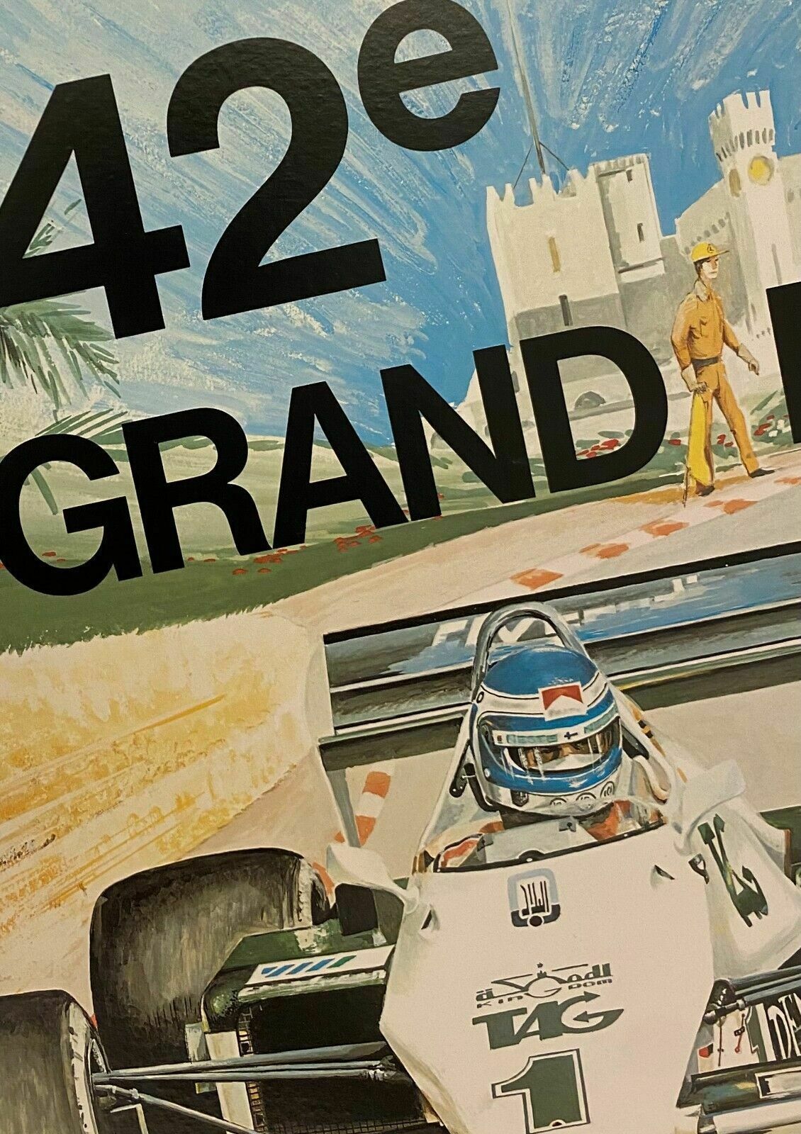 photo vinterior Pierre Berenguier, 1984   Monaco 84   Advertising Offset Poster Linen Backed