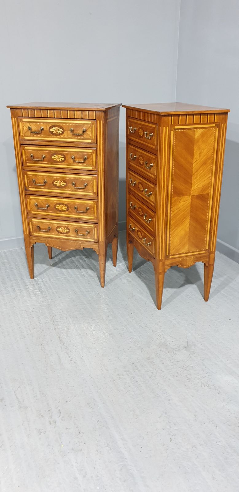 Super Pair Inlaid Chests Of Drawers photo 1295.0