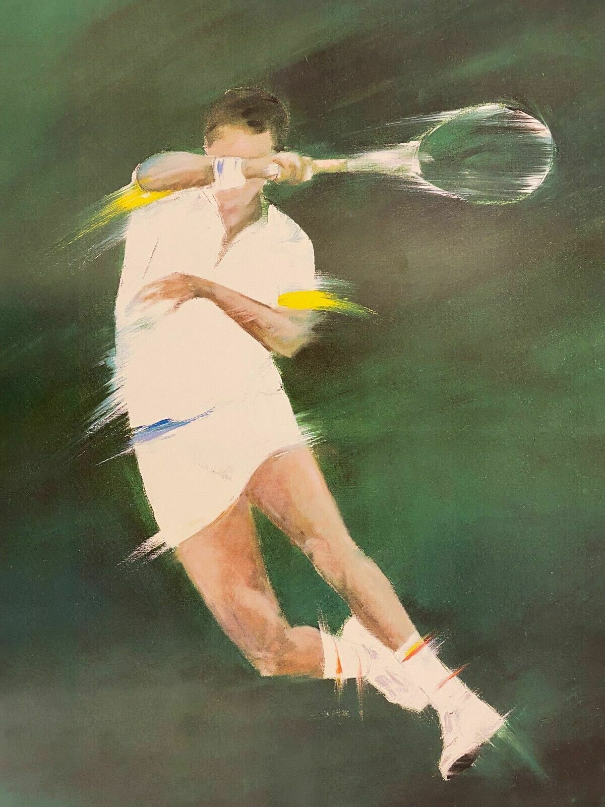 Victor Spahn, 1986   Untitled (Tennis)   Advertising Vintage Poster photo vintage