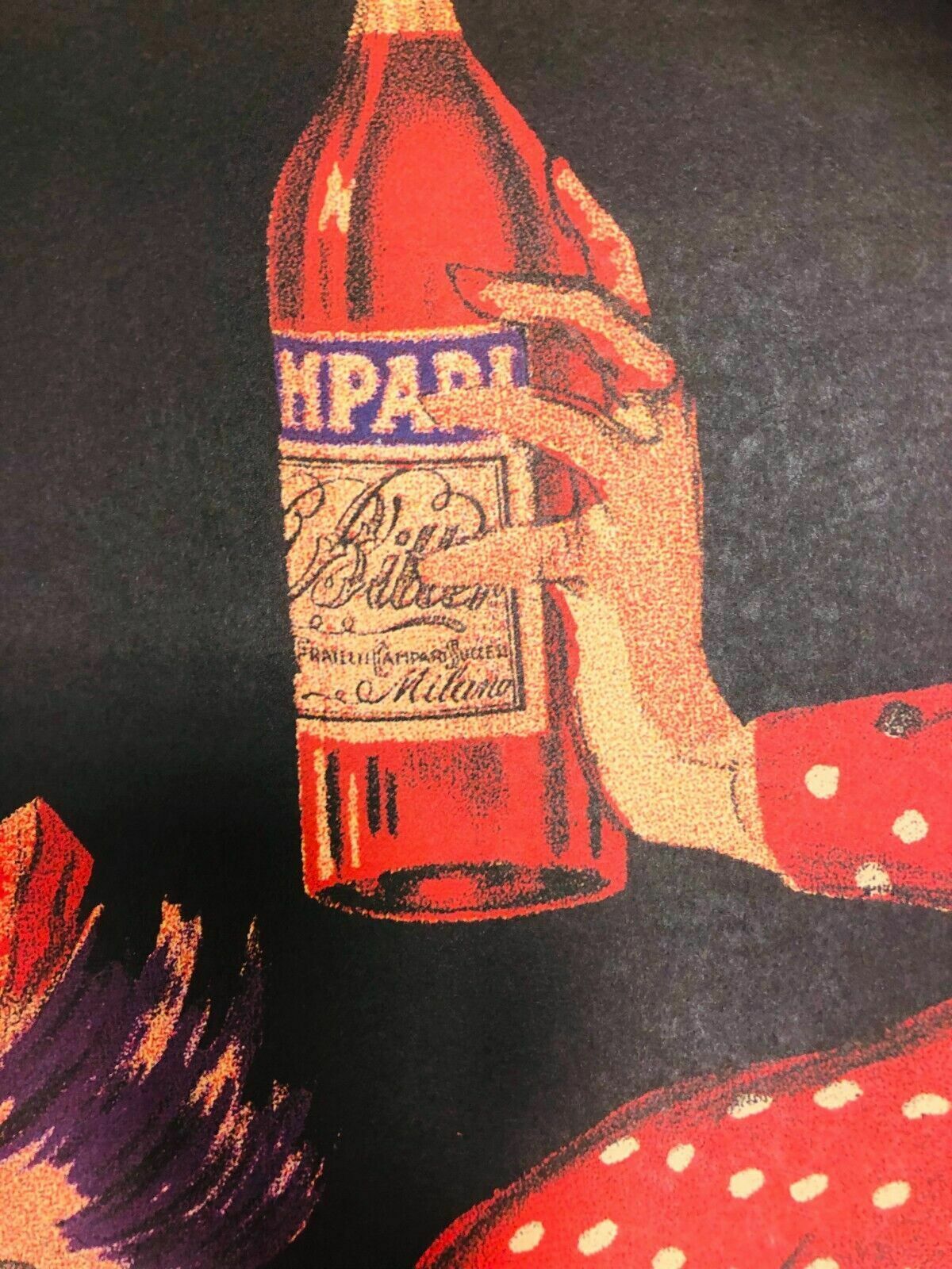 Leonetto Cappiello, 1950s   Spiritello Campari   Original Affiche Cm 140 X 100 photo 1100.0