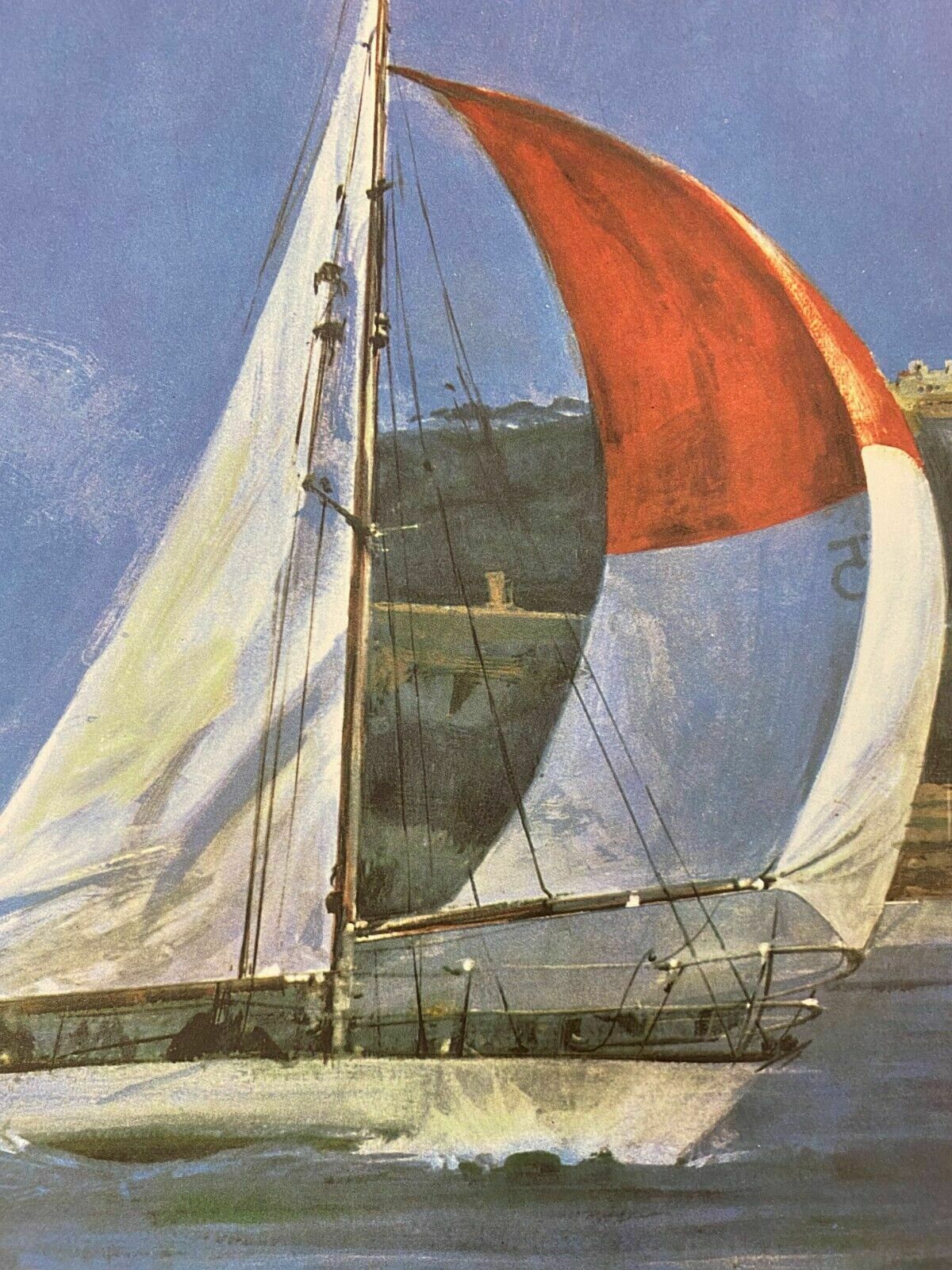 Art Monaco 1970   Michael Turner, 1970   Original Vintage Poster Linen Backed photo