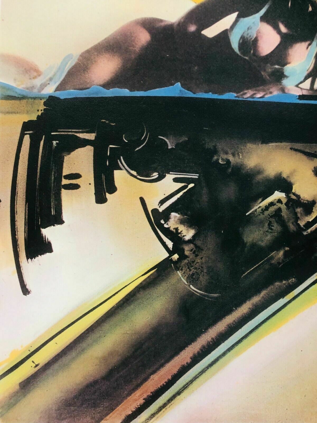 photo for sale Gianni Bertini, 1984   Composition   Screen Printing On Cardboard