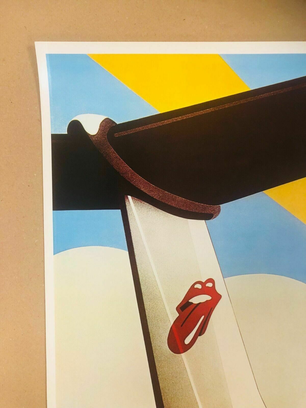 John Pasche, 1972   Rolling Stones American Tour   Exhibition Poster photo for sale