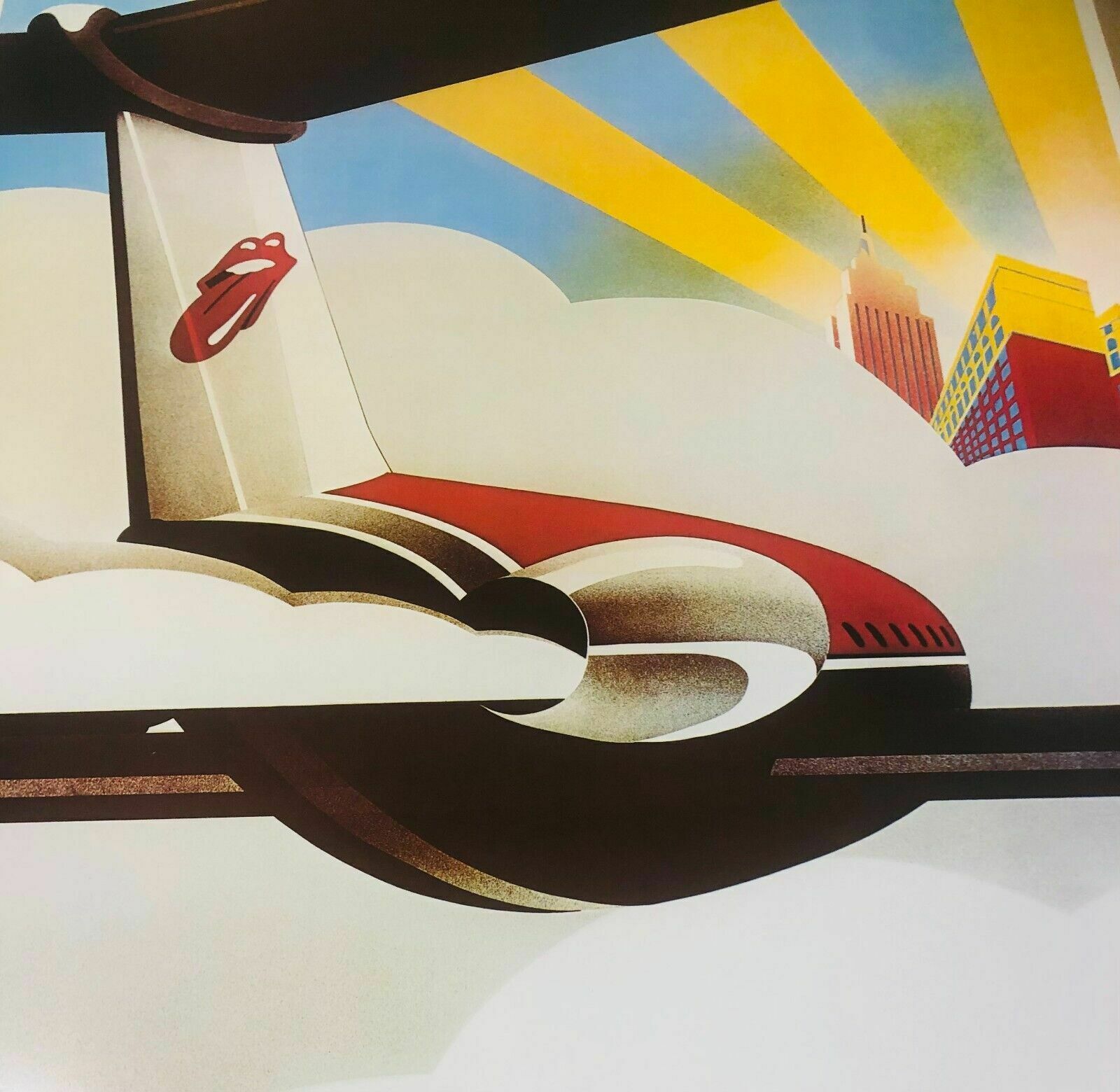 John Pasche, 1972   Rolling Stones American Tour   Exhibition Poster photo buy