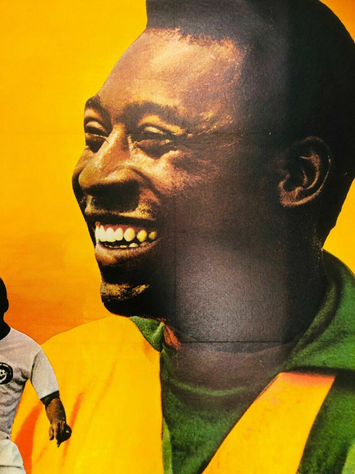 Anonymous, 1960s Pele   The King   Original Vintage Affiche Linen Backed On Canvas Cm 100 X 68,5   In 39,4 X 26,9 photo vintage