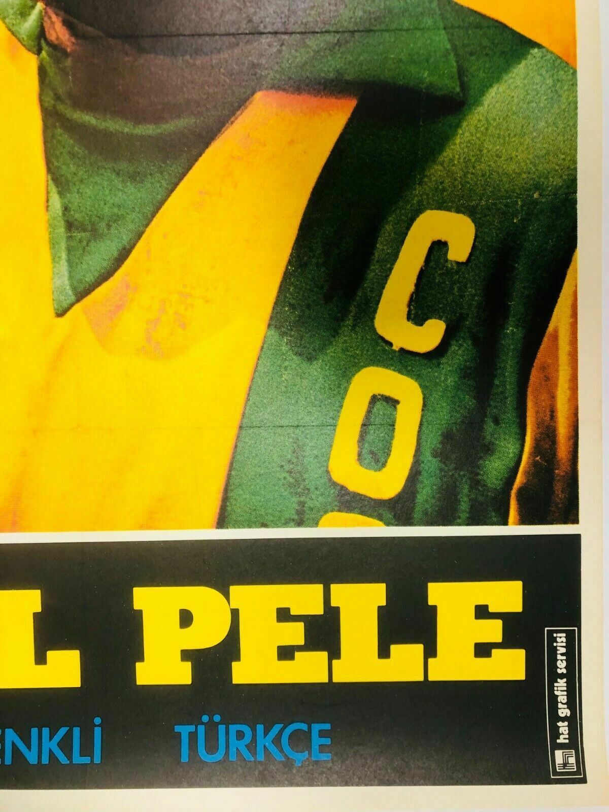 photo furniture Anonymous, 1960s Pele   The King   Original Vintage Affiche Linen Backed On Canvas Cm 100 X 68,5   In 39,4 X 26,9