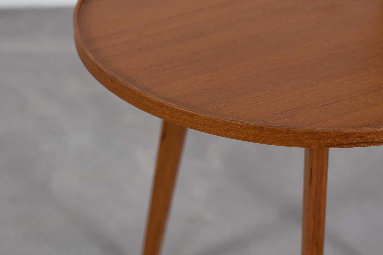 Franco Albini Cicognino Round Coffee Table In Teak By Poggi Pavia 1970s Italy photo 5330.0