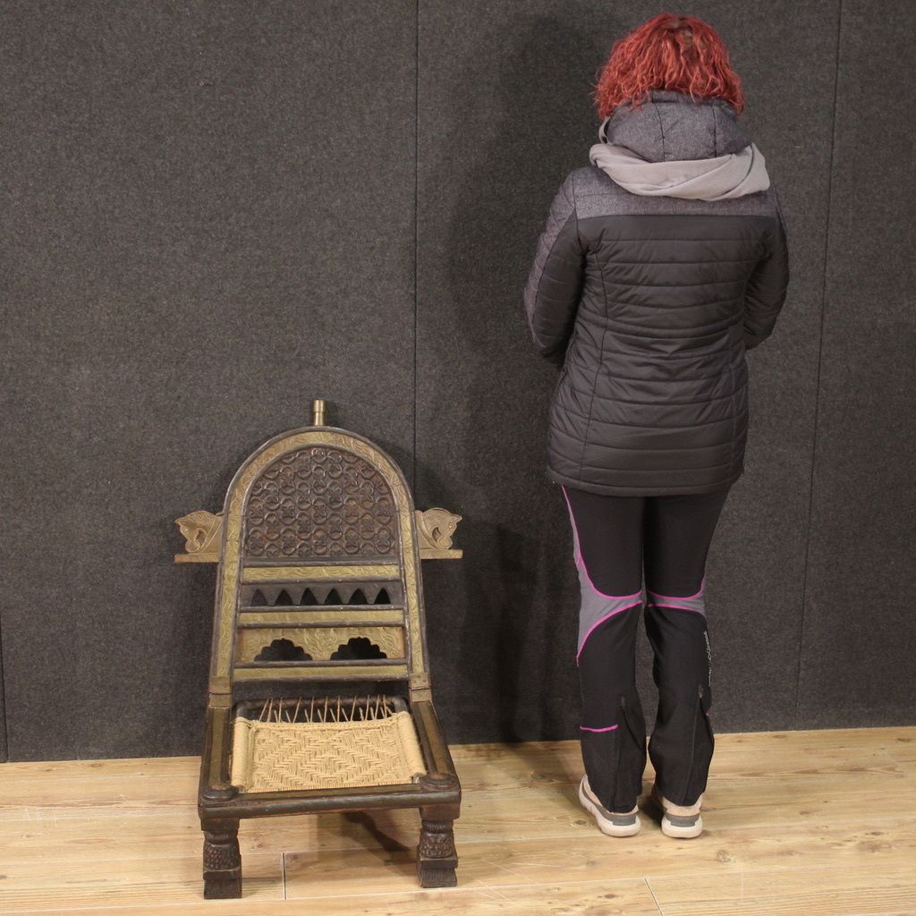 Particular Indian Chair Of The 20th Century photo for sale