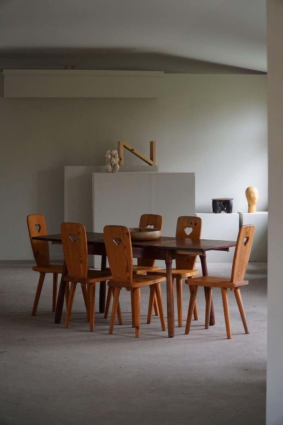 Scandinavian Modern, Table In Beech With Club Legs, Arnold Madsen, Made In 1940s photo 3442.0