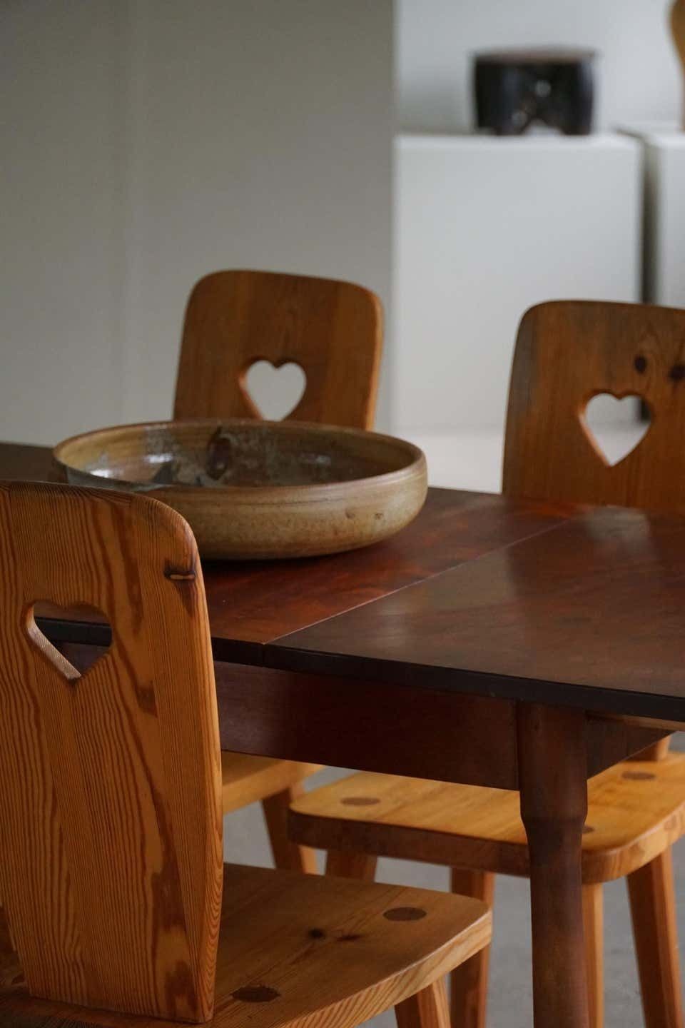 Scandinavian Modern, Table In Beech With Club Legs, Arnold Madsen, Made In 1940s photo buy