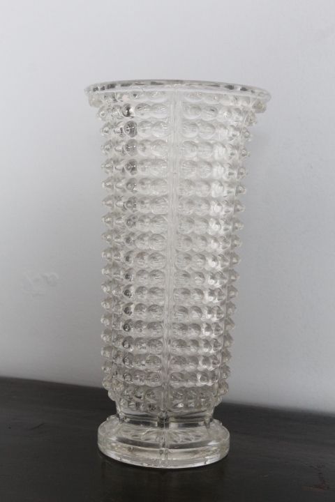 Murano Glass Vase Ercole Barovir 1930s Antique.