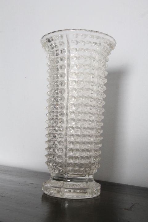 Murano Glass Vase Ercole Barovir 1930s Antique. photo vinterior