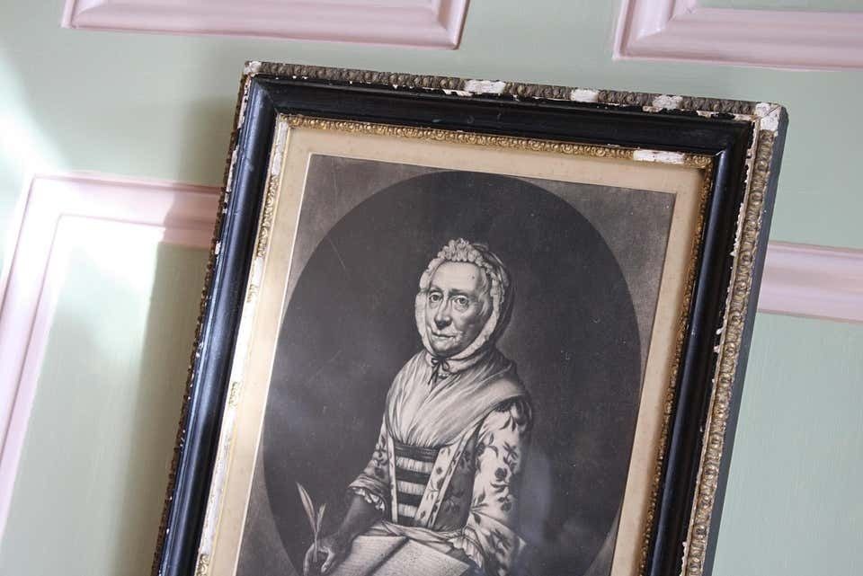 Circa 1770 Sarah Porter, "Queen Of The Touters At Tunbridge Wells" Engraving photo vinterior