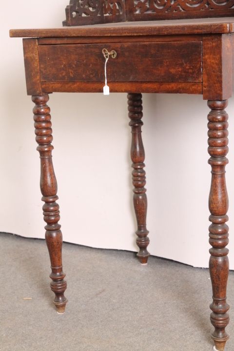 photo buy Delightful Antique Writing Desk / Table Emilian Walnut Louis Philippe 1850 !!