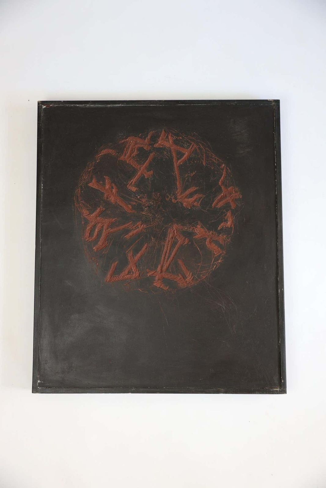 Late 20th Century Wall Art Placenta By Danish Artist John Olsen Juli 1991 photo Art