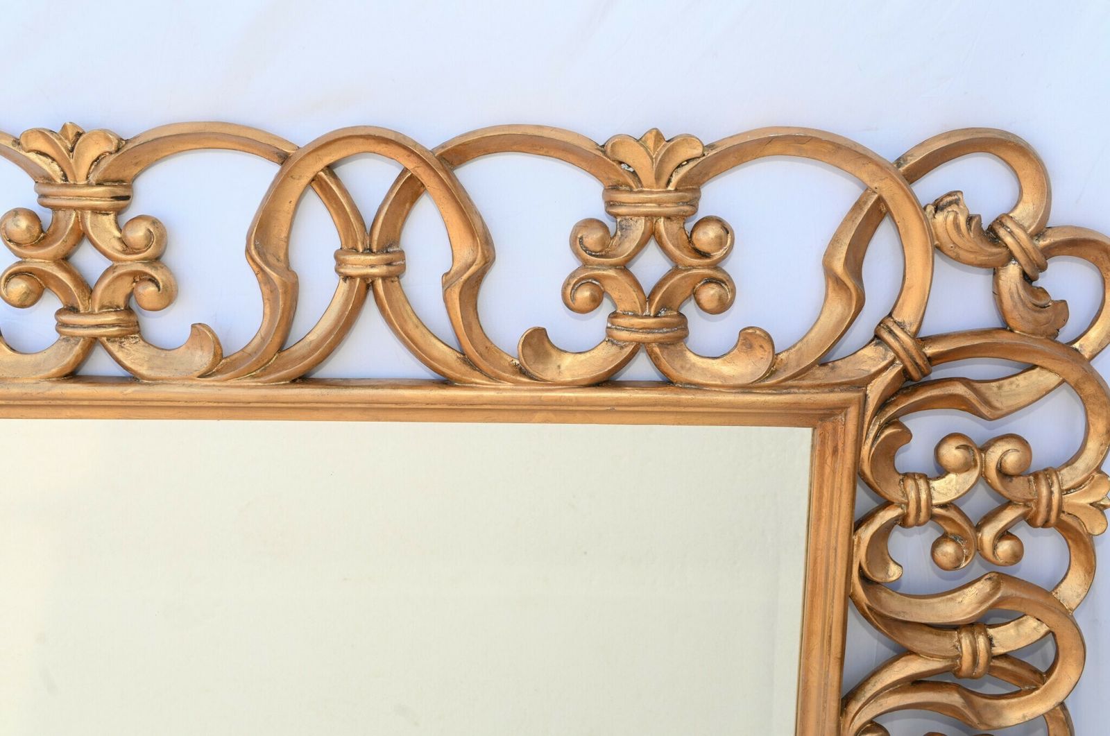Gilt Gothic Mantle Mirror   Glass Gilded Frame English Interiors photo Home Decor