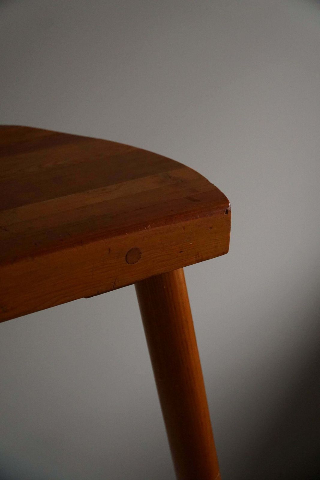 Tall Tripod Stool In Solid Pine, By A Danish Cabinetmaker, Mid Century, Ca 1960s £495.99 photo 496.0