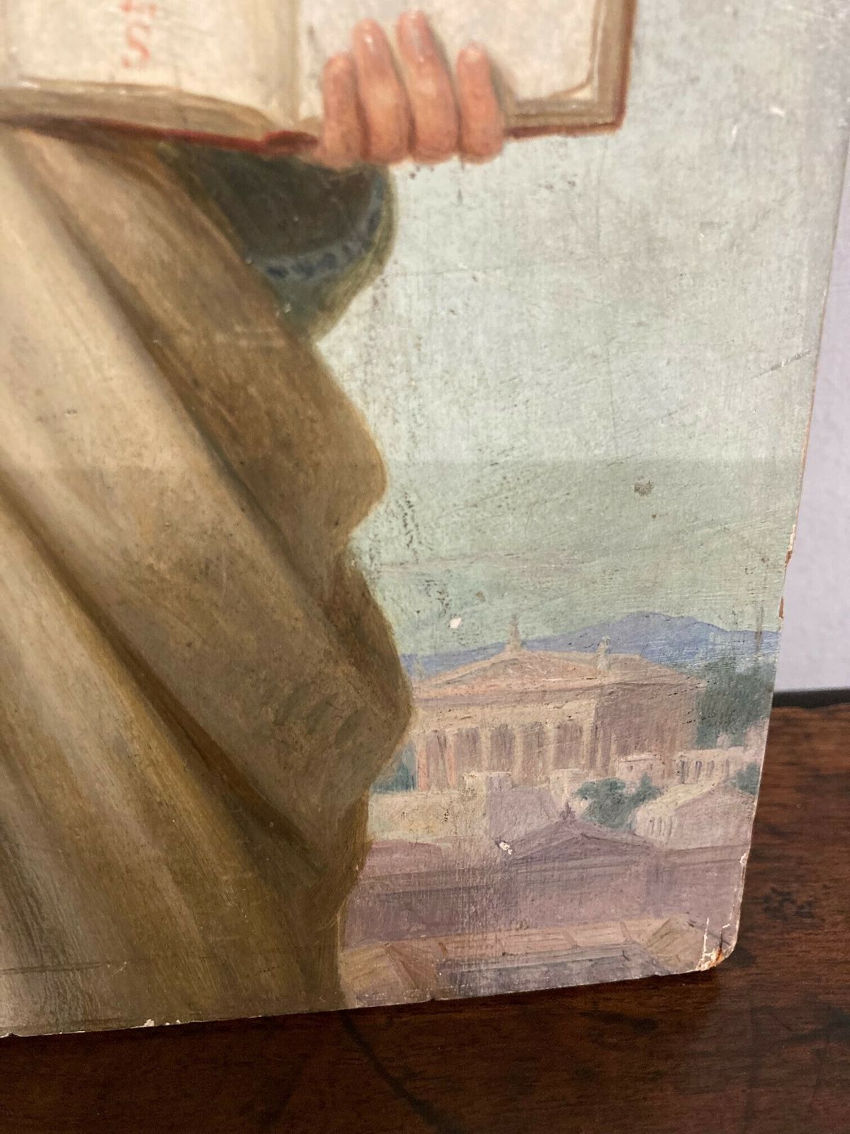photo for sale Ancient Icon Painting Of St  Aristide From The 18th Century Italian School