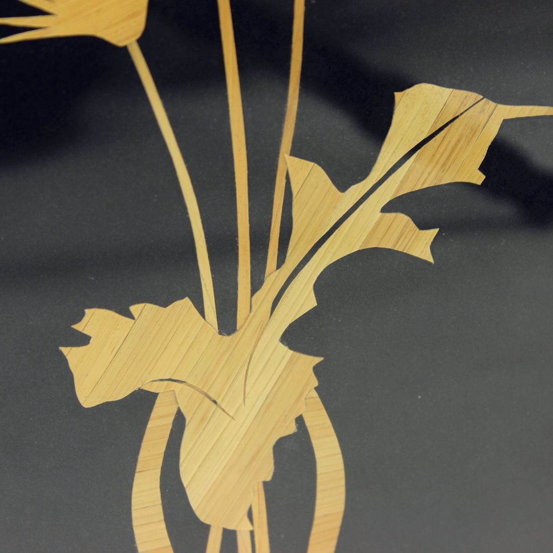 Mid Century Wall Art Piece In Straw, Czechoslovakia 1960s photo furniture