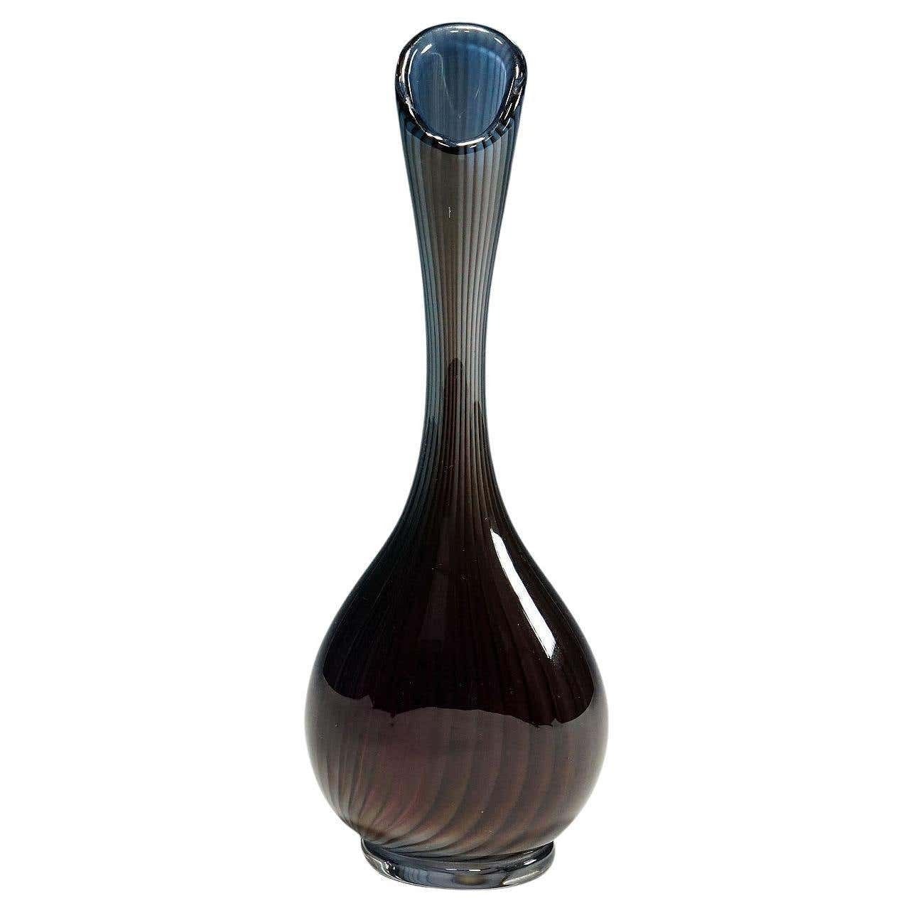 Large Colora Vase By Vicke Lindstrand For Kosta 1953