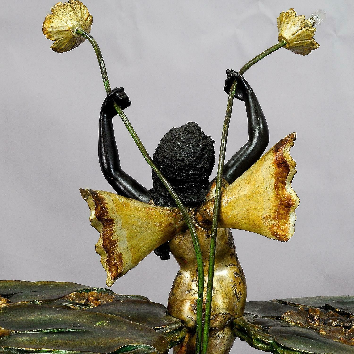 19th Century Venetian Grotto Table With Fairy Tale Elf photo buy