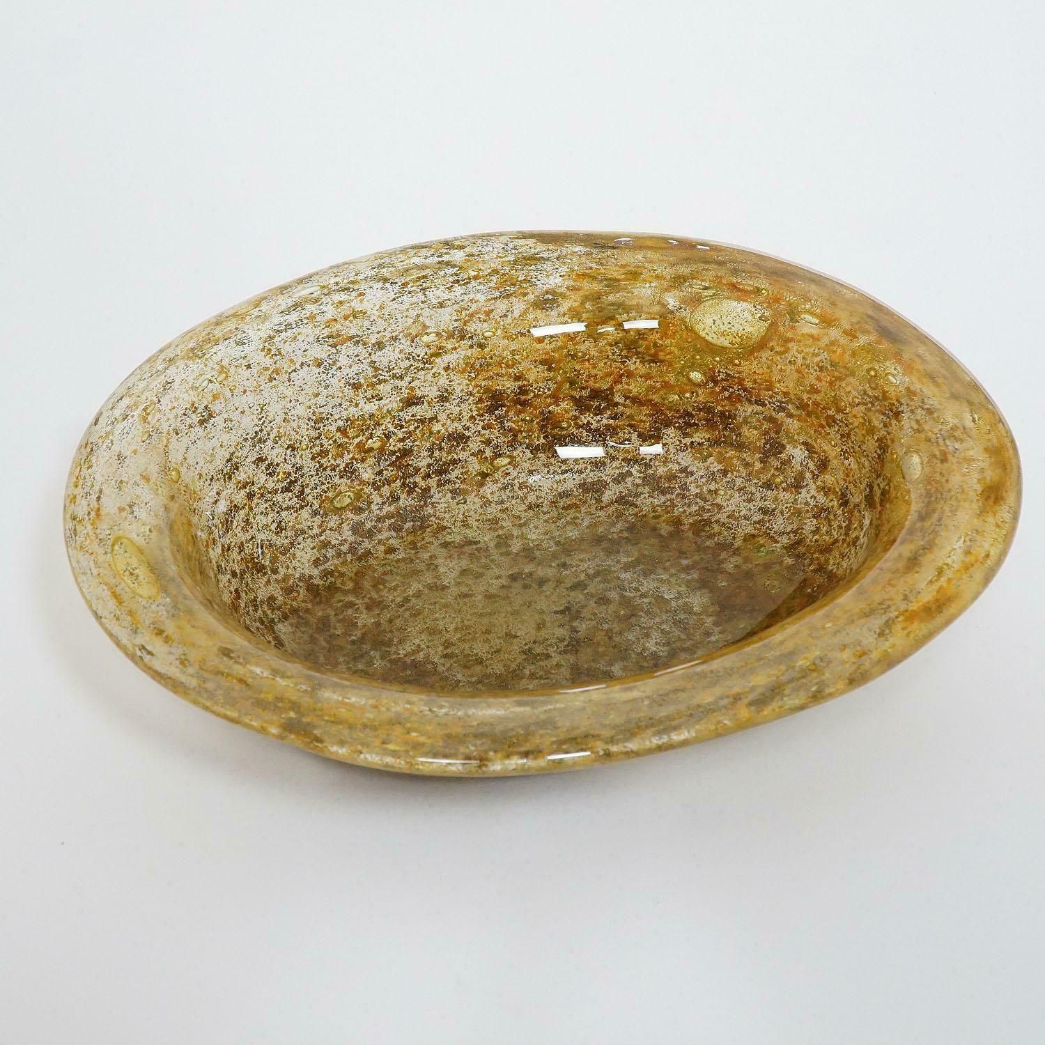 Ercole Barovier For Barovier & Toso Aborigeni Murano Art Glass Bowl photo furniture