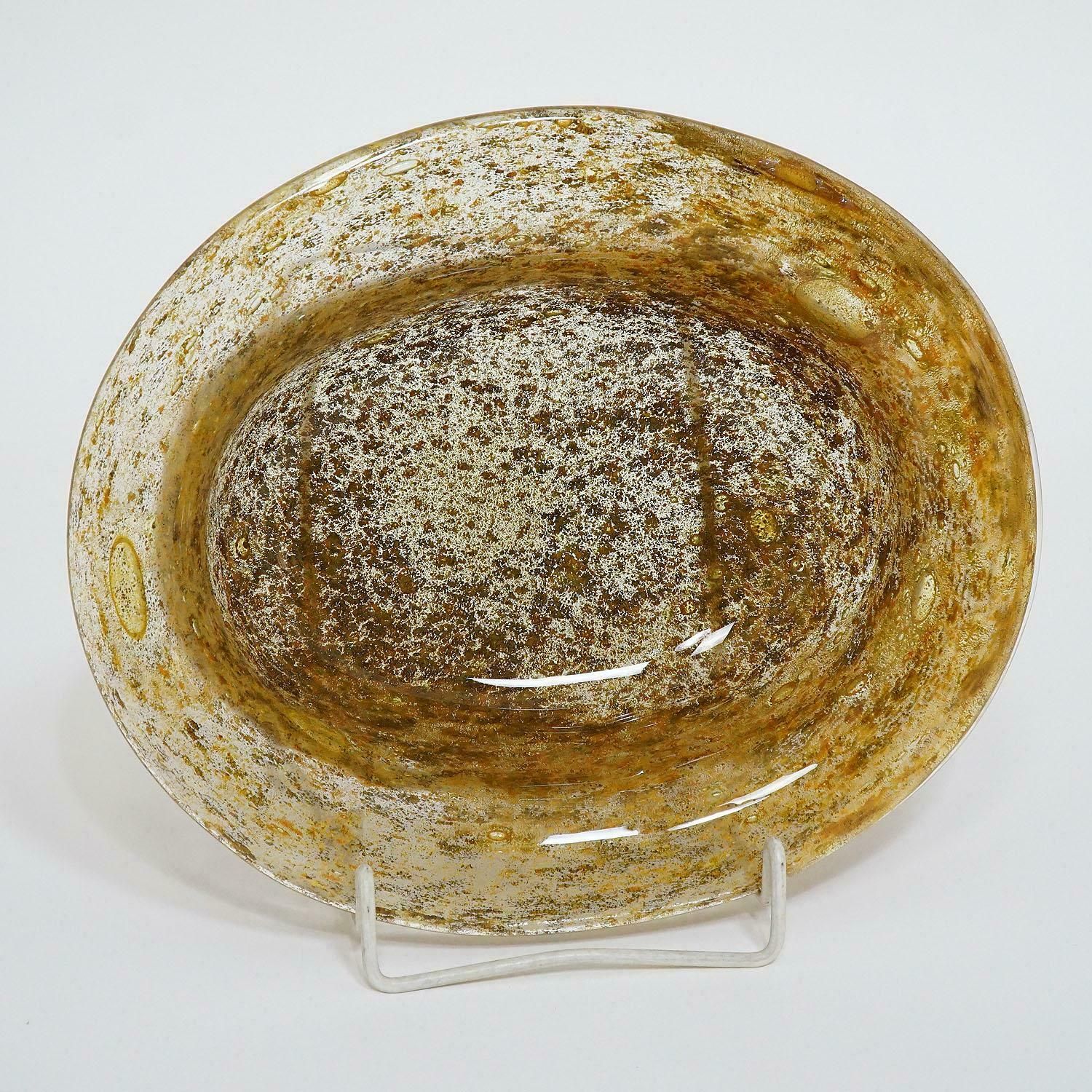 Ercole Barovier For Barovier & Toso Aborigeni Murano Art Glass Bowl photo Home Decor