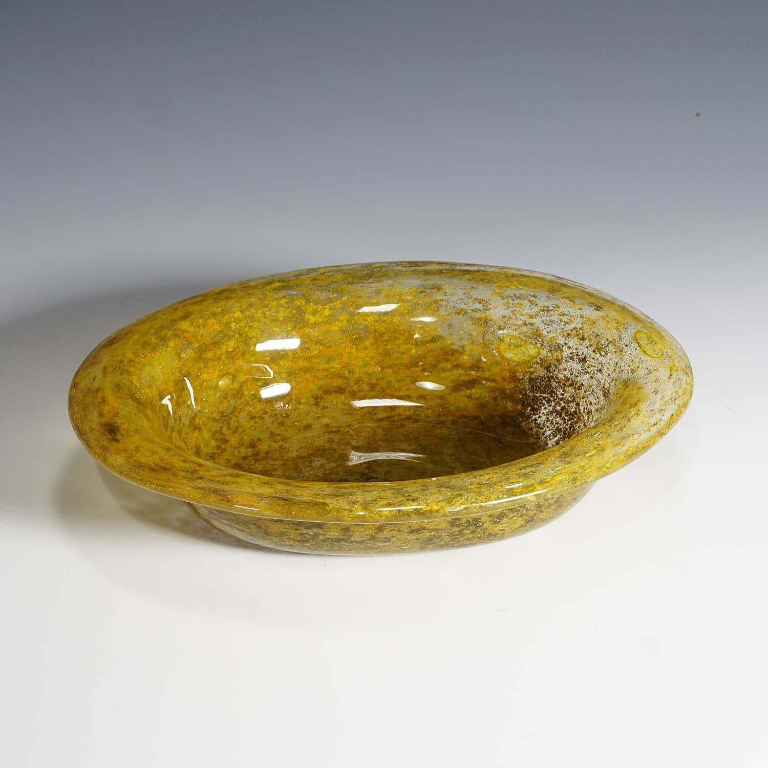 Ercole Barovier For Barovier & Toso Aborigeni Murano Art Glass Bowl photo buy
