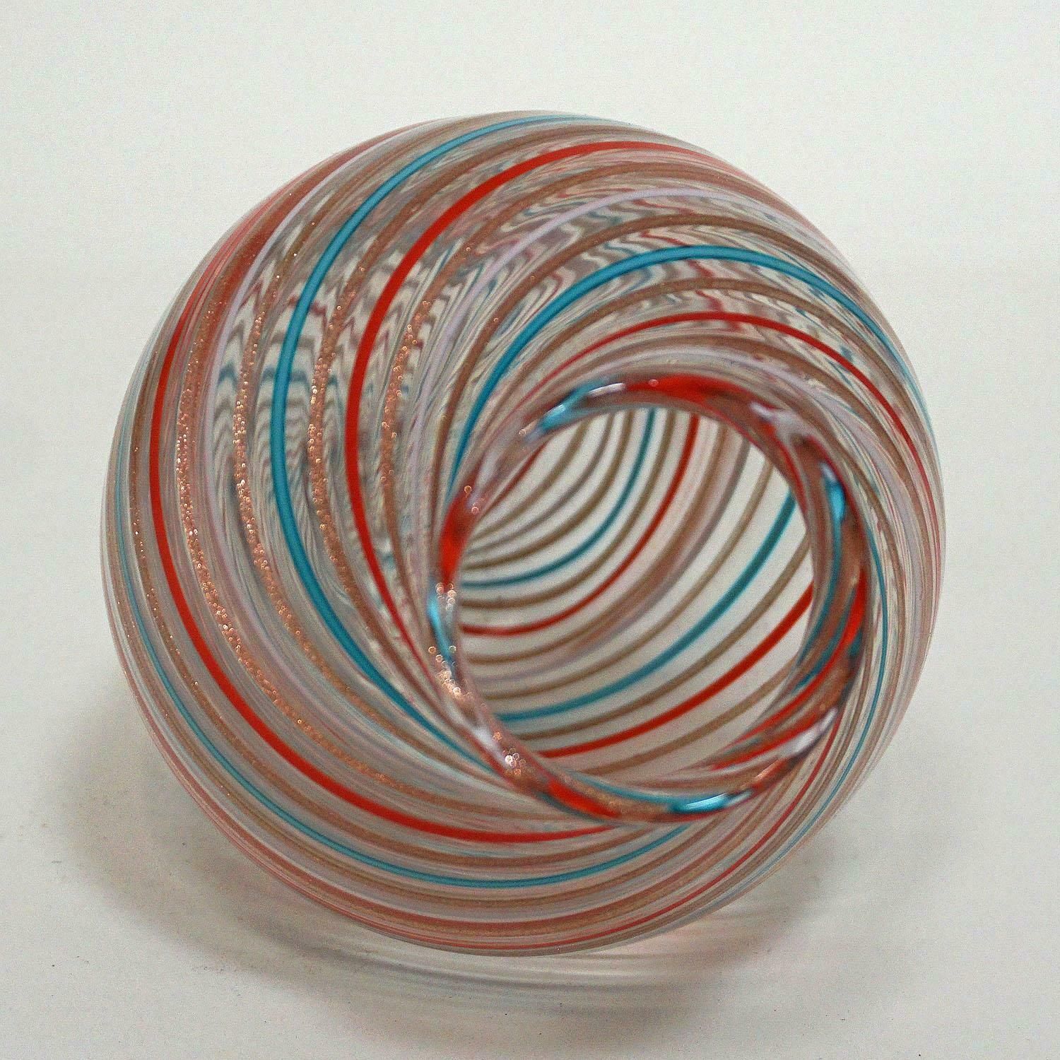 Fratelli Toso Multicoloured A Canne Vase, Murano, Italy, Circa 1965 photo 1351.0