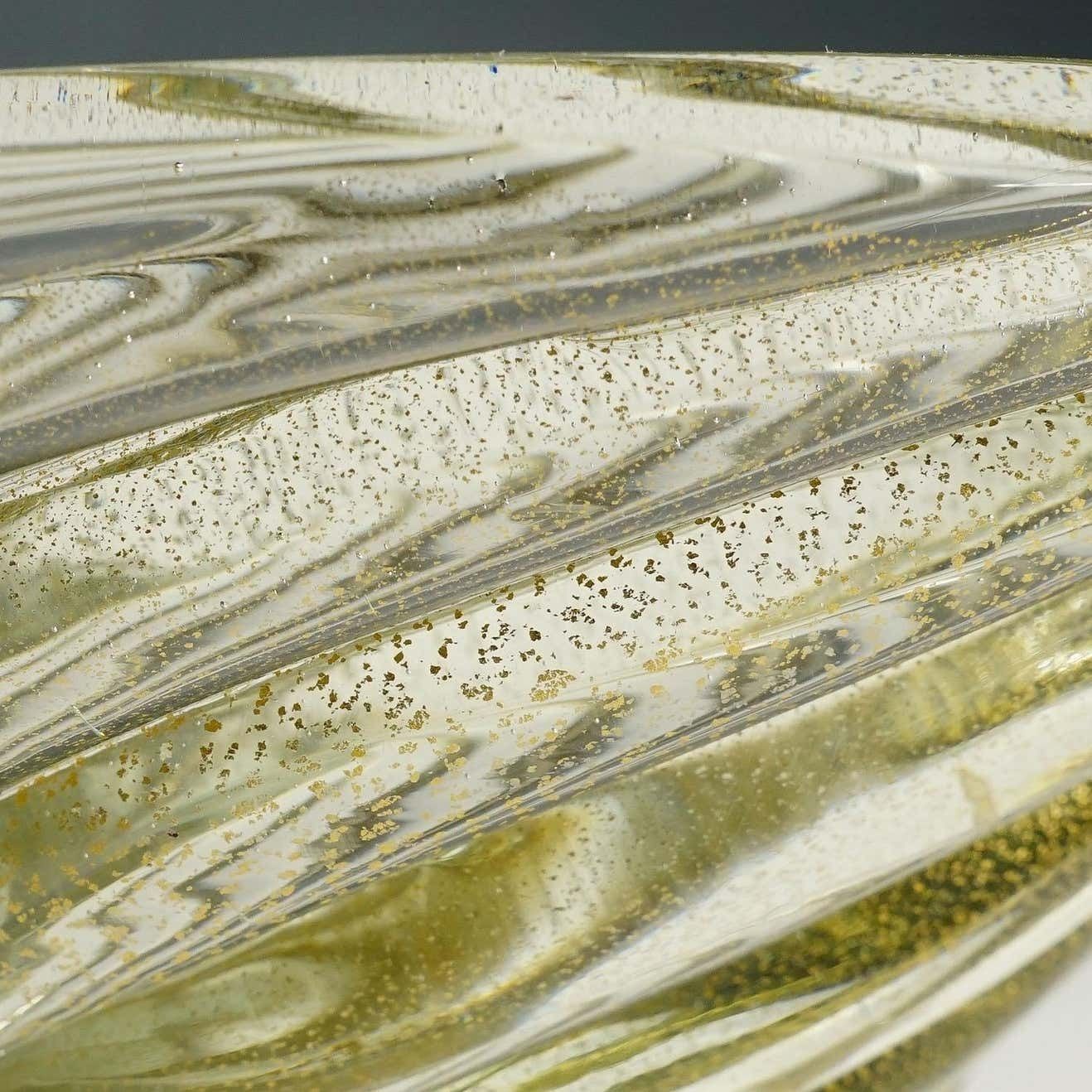 Venini Art Glass Bowl ''Diamante'' By Paolo Venini, Murano 1930s photo buy