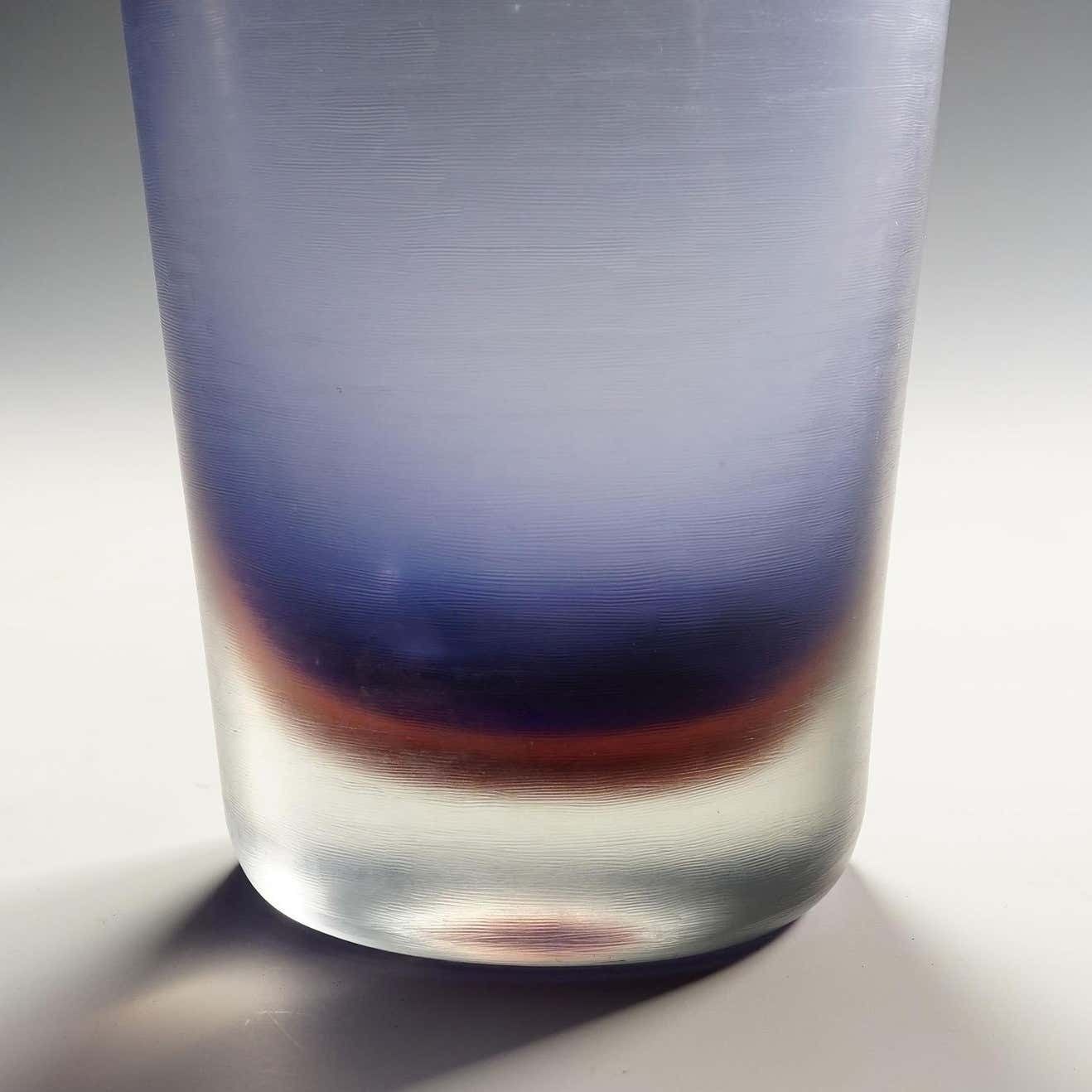 Grote Venini Kunstglazen Vaas Met Inciso Decoratie – Paolo Venini, Murano 1956 photo buy