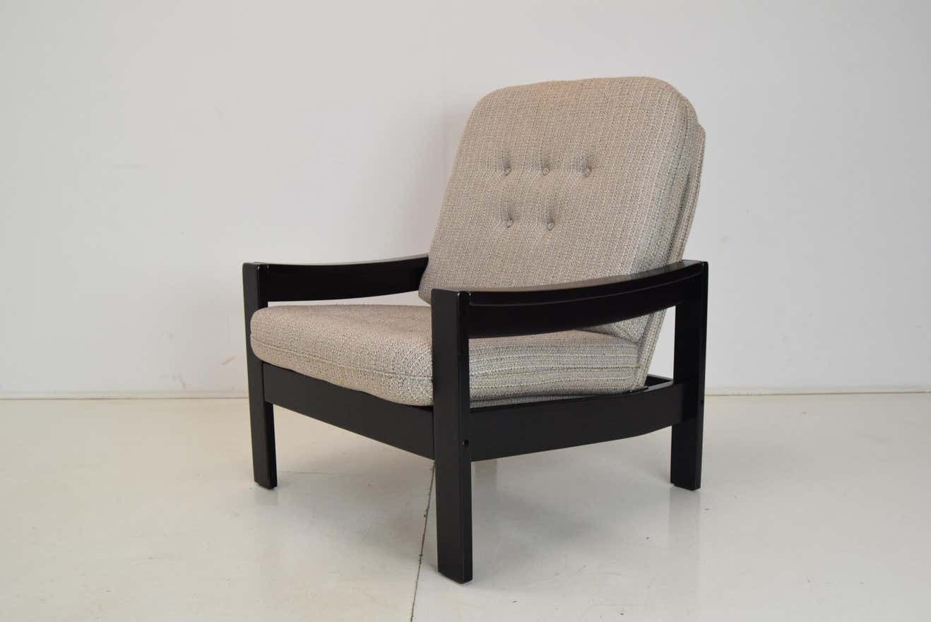 Mid Century Armchair Leda Lux 1980's photo for sale