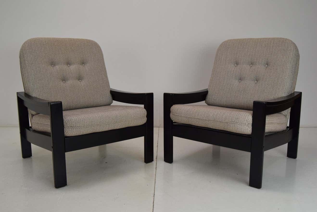 Mid Century Armchair Leda Lux 1980's photo for sale