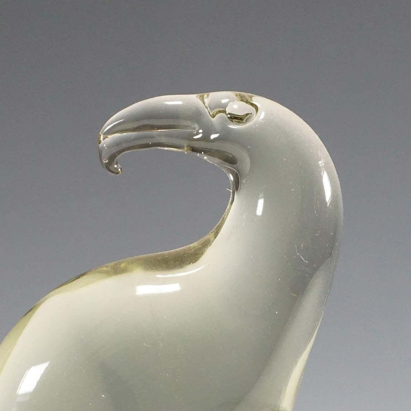 Sculpture Of A Stylized Eagle Designed By Livio Seguso, Ca. 1970s photo Art