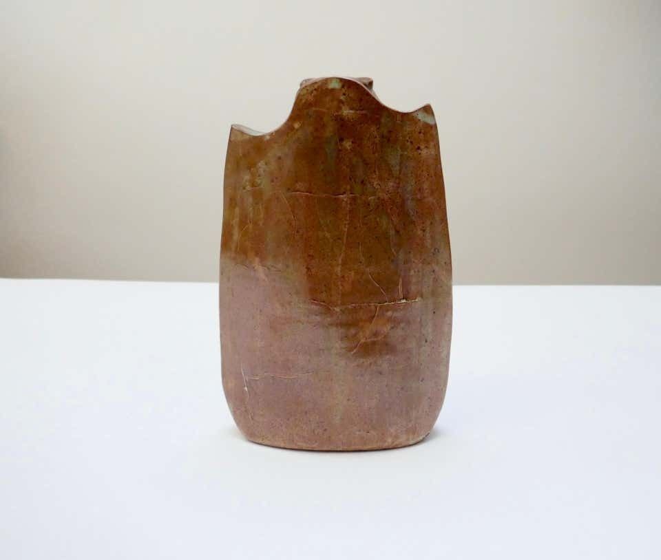 Mid Century Sculptural Terracotta Vase, France photo furniture
