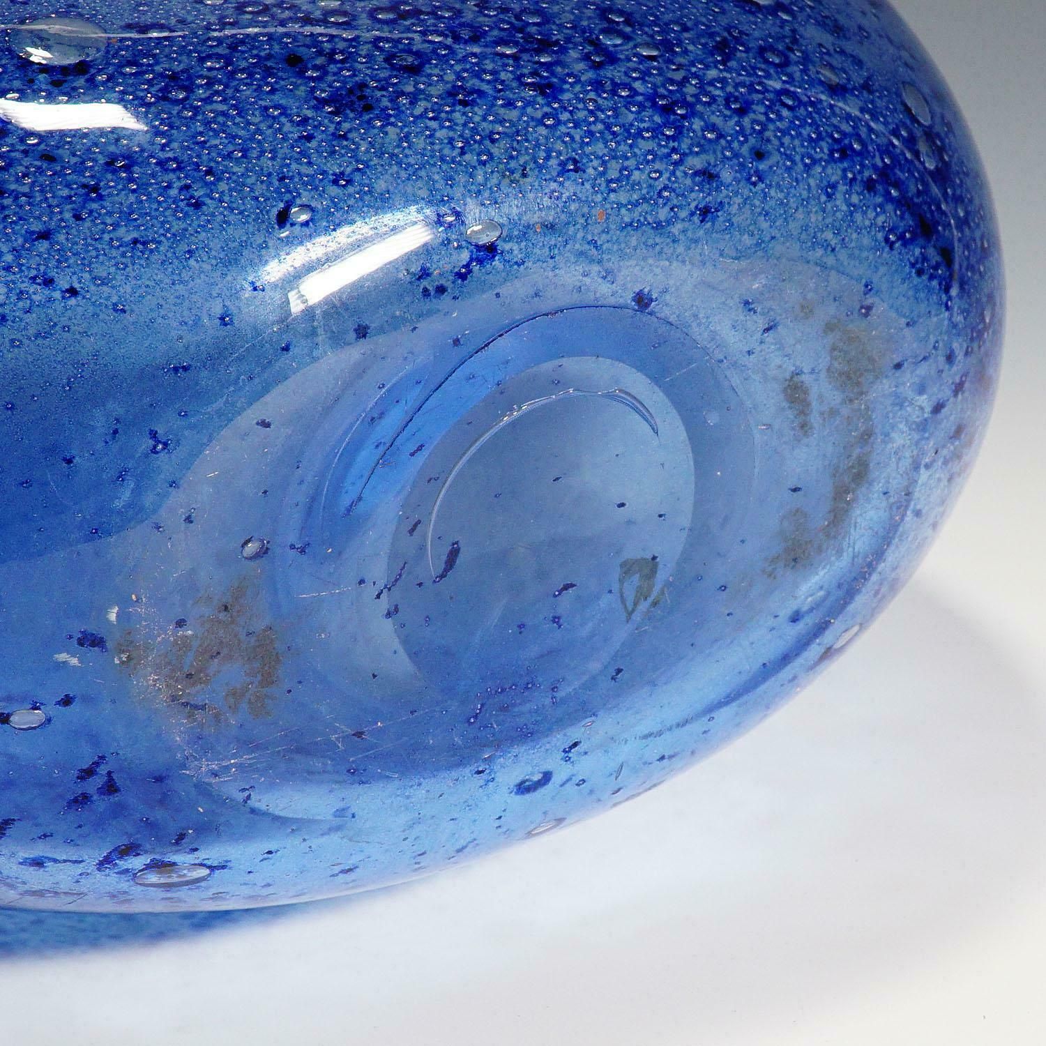 photo for sale Monumental Ercole Barovier, Barovier & Toso Efeso Blue Vase, 1964