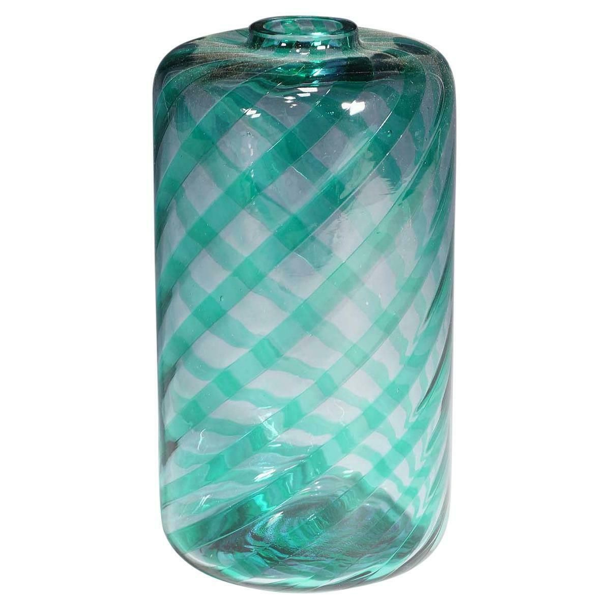 Veart Vintage Murano Art Glass Vase By Mario Ticco ''Attr.''