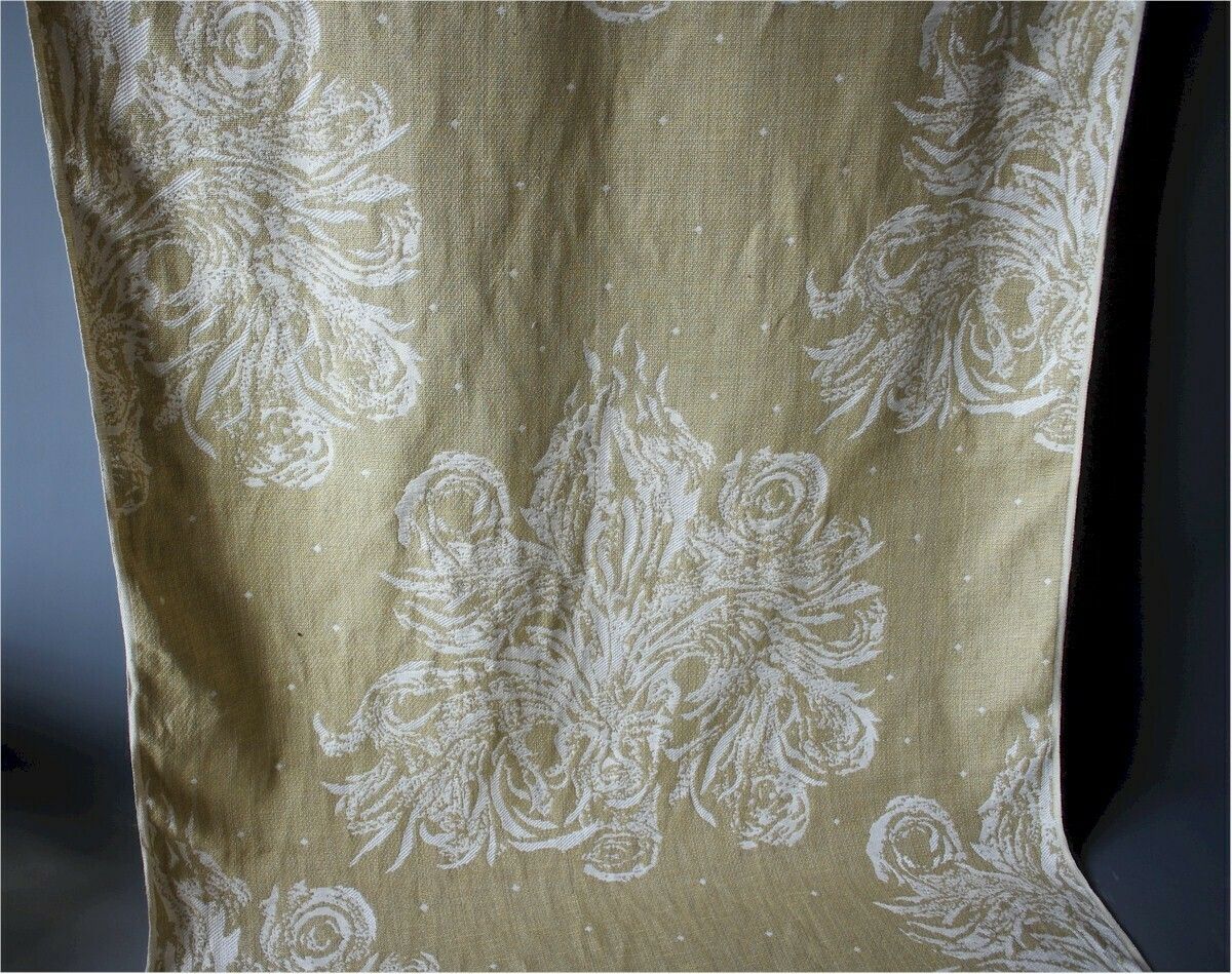 Edinburgh Weavers "Burning Bush By Helen Dalby 1961 photo furniture