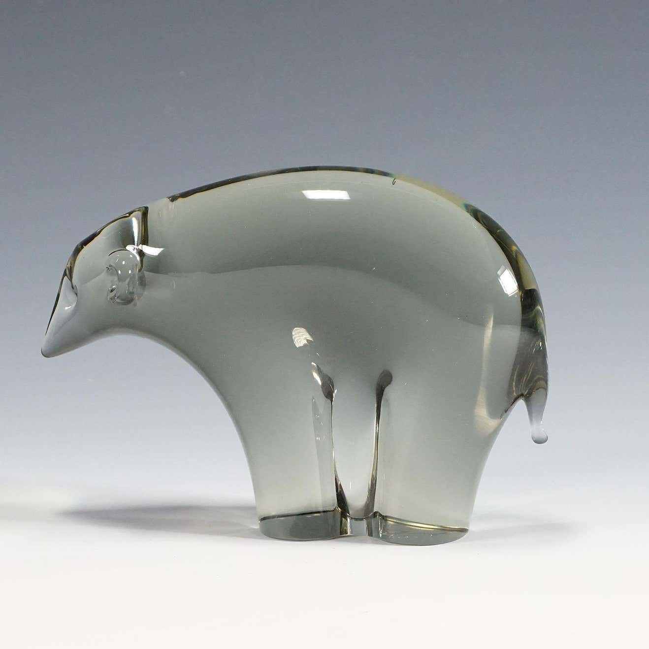 Sculpture Of A Ice Bear Designed By Livio Seguso Ca 1970s photo furniture