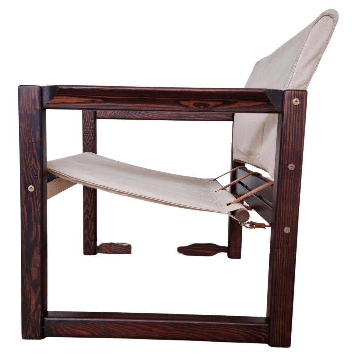 Scandinavian Safari Armchair By Karin Mobring  1980s  Never Used