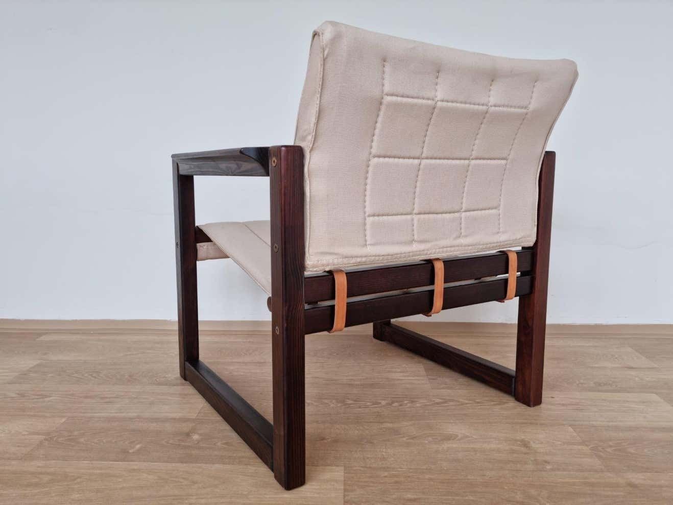 Scandinavian Safari Armchair By Karin Mobring  1980s  Never Used photo furniture
